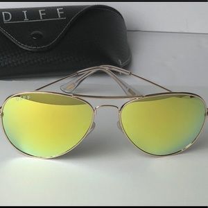DIFF Aviators Yellow Lens